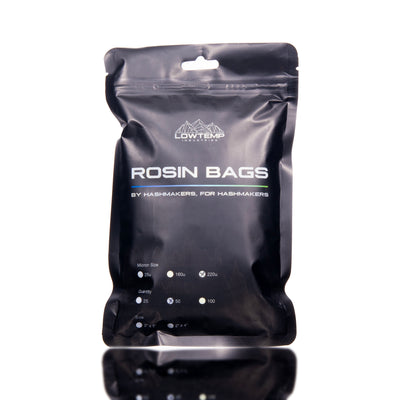Lowtemp 220u stitchless rosin bags for solventless extraction
