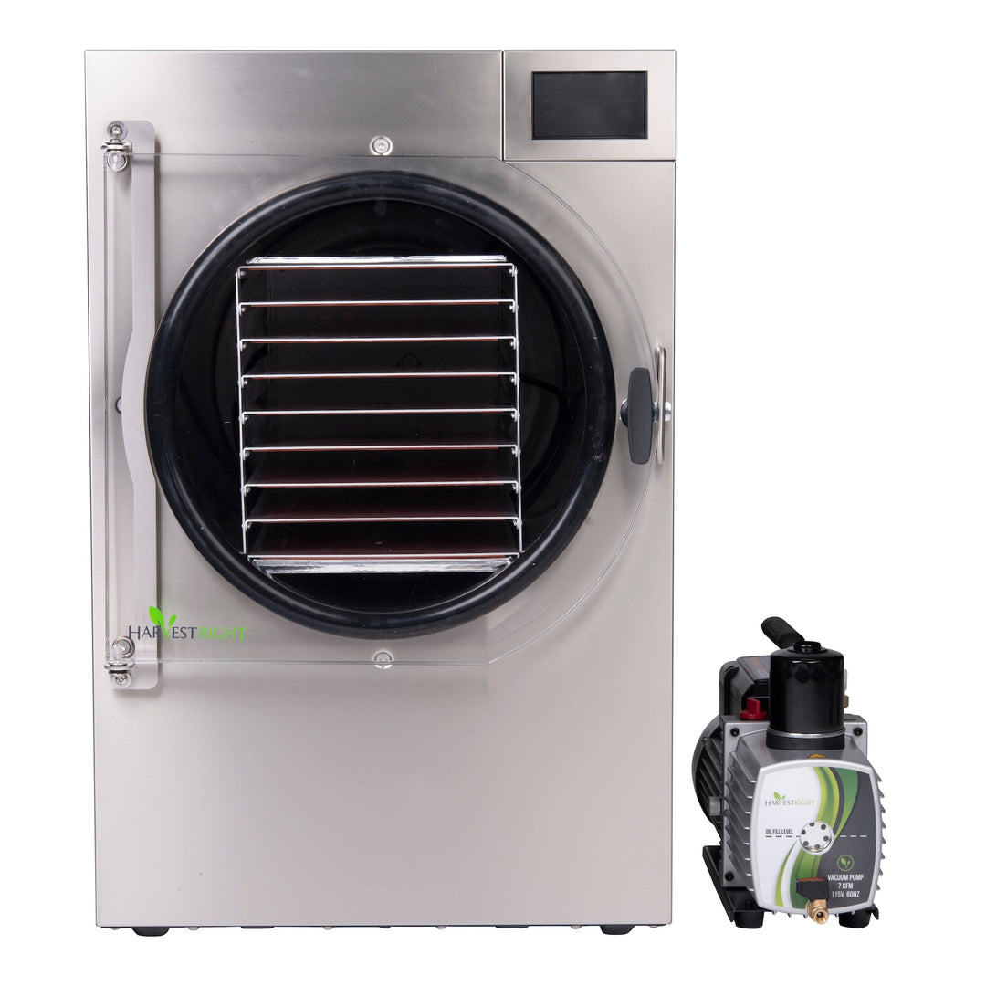 Harvest Right Large Pharma Freeze Dryer with Regular Vacuum Pump Front