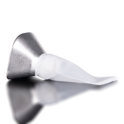 Lowtemp small steel rill funnel with rosin bag