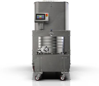 Osprey hash washing machine with automated control panel and stainless steel wash vessels