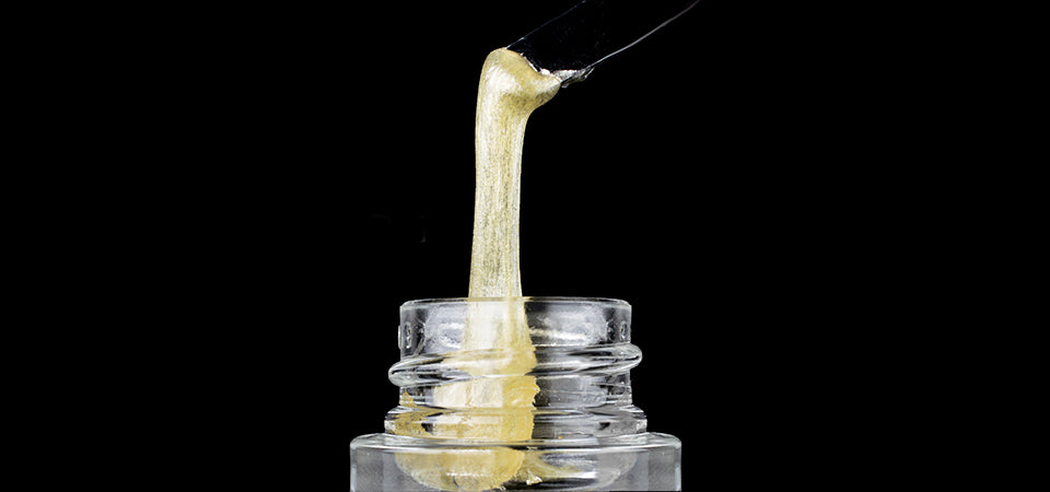 solventless cannabis extract in a jar