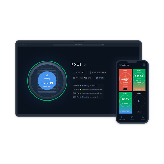 HashyLink Freeze Dryer Monitor