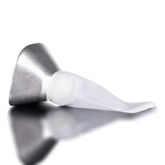 Metallic bow tie on a white background