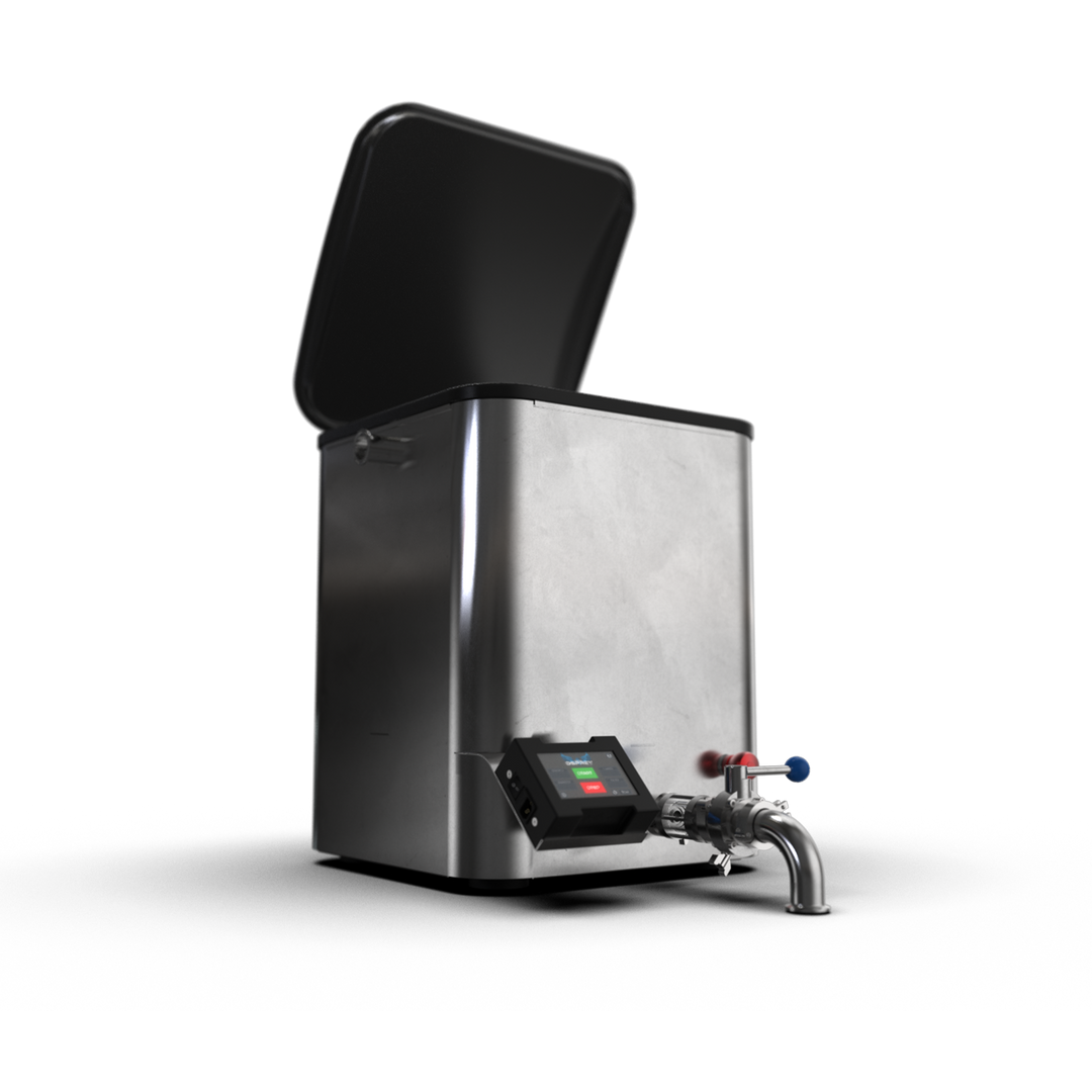 Mini Osprey 30-gallon hash washing machine with touchscreen control
