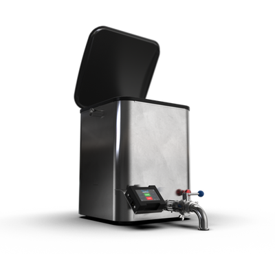 Mini Osprey 30-gallon hash washing machine with touchscreen control