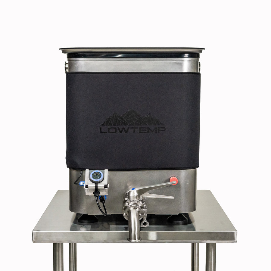 Lowtemp Mini Osprey 2.0 hash washing machine — front view on table