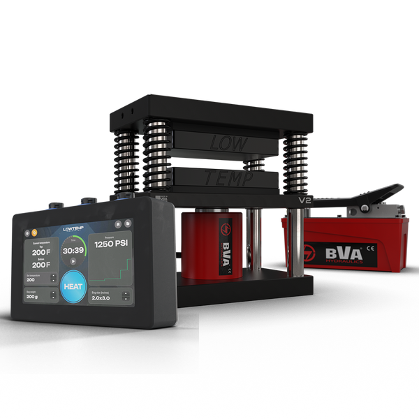 Lowtemp Industries Rosin Press V2 4x7 Plates Bundle