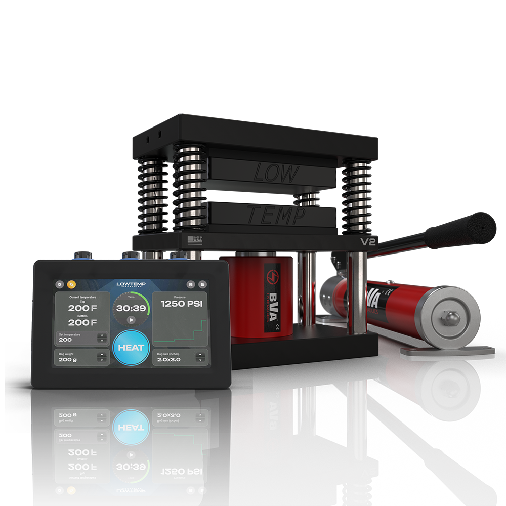 Lowtemp Industries Rosin Press V2 4x7 Plates Bundle