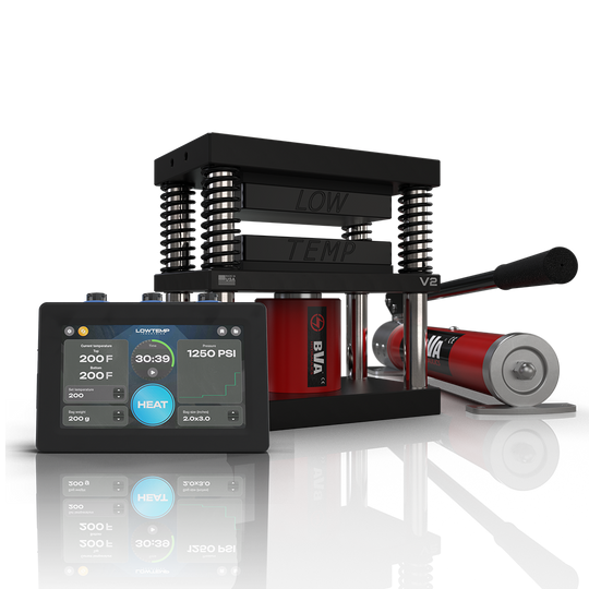 Lowtemp Industries Rosin Press V2 4x7 Plates Bundle