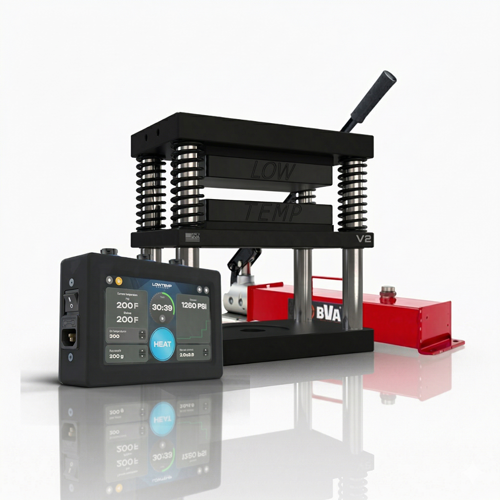 Lowtemp Industries Rosin Press V2 4x7 Plates Bundle