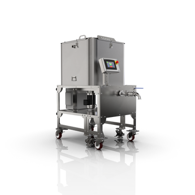 Lowtemp Osprey commercial hash washing machine with touchscreen control panel and stainless steel construction