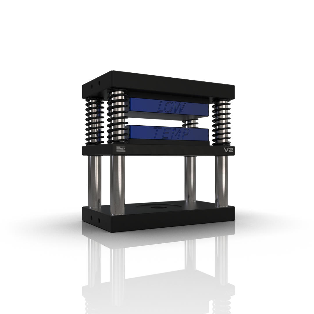 Blue 4x7 Lowtemp Industries Rosin Press