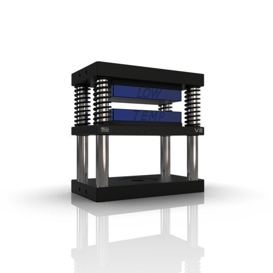 Blue 4x7 Lowtemp Industries Rosin Press