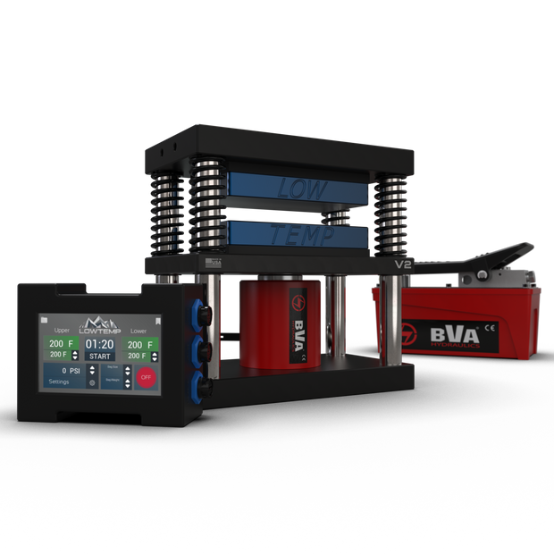 V2 Rosin Press 4x7 Bundle with Hydraulics