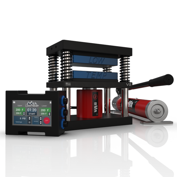 V2 Rosin Press 4x7 Bundle with Hydraulics