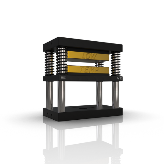 Gold 4x7 Lowtemp Industries Rosin Press
