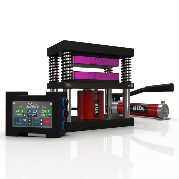 V2 Rosin Press 4x7 Bundle with Hydraulics
