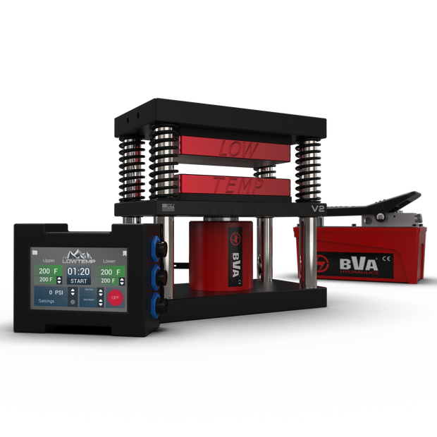 V2 Rosin Press 4x7 Bundle with Hydraulics